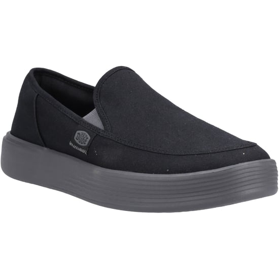 HEYDUDE Sunapee Canvas 100% Katoenen Heren Zwarte/Houtskool Instappers - Image 1