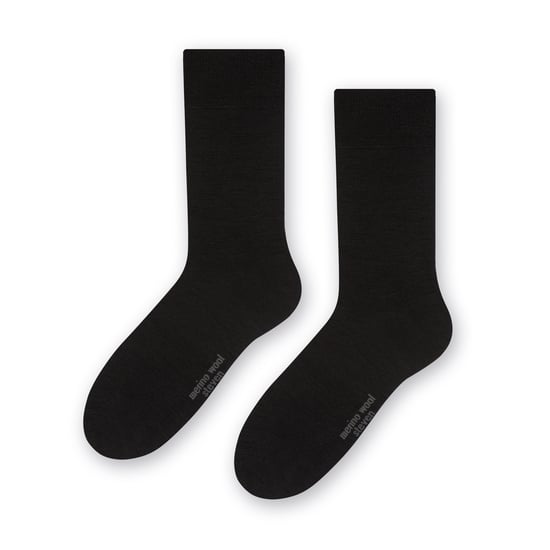 Steven - Heren 1 Paar Originele Merino Wol Sokken voor de Winter - Zwart - Image 1