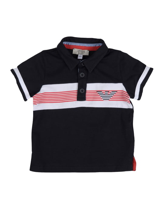 TOPWEAR Armani Junior Dark blue Boy Cotton
