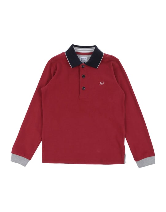 TOPWEAR Armani Junior Maroon Boy Cotton