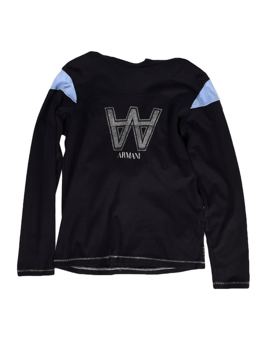 TOPWEAR Armani Junior Dark blue Boy Cotton