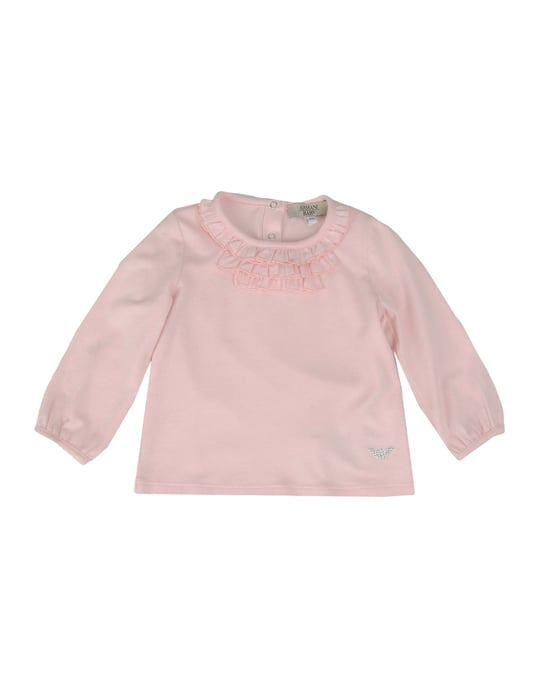 TOPWEAR Armani Junior White Girl Viscose