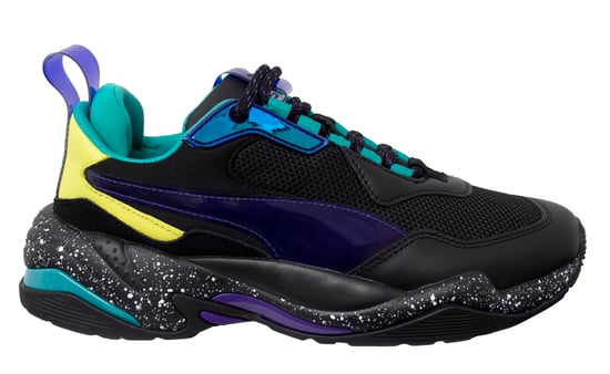 Puma Thunder Space Black Low Lace Up Mens Trainers 370768 04