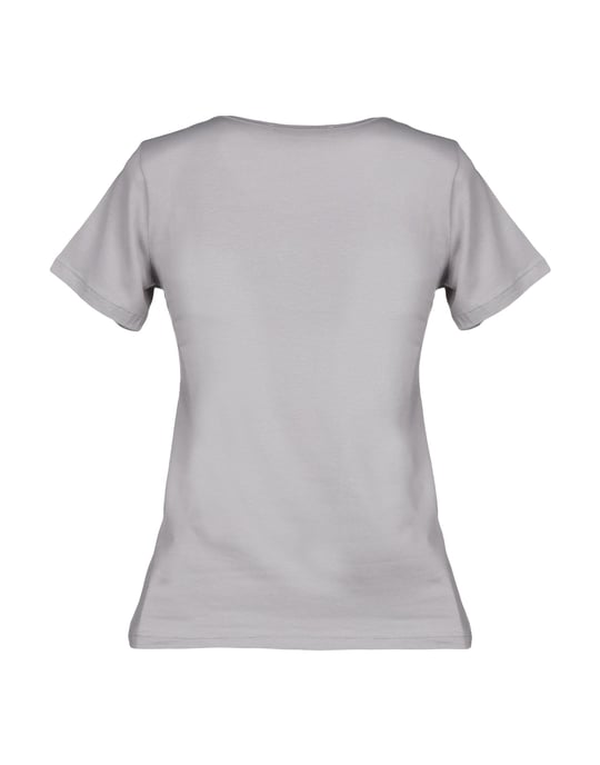 Pinko Woman T-shirts Grey Cotton