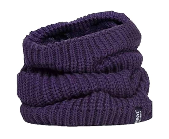 Dames Winter Fleece Gevoerde Thermische Nekwarmer - Paars - Image 1