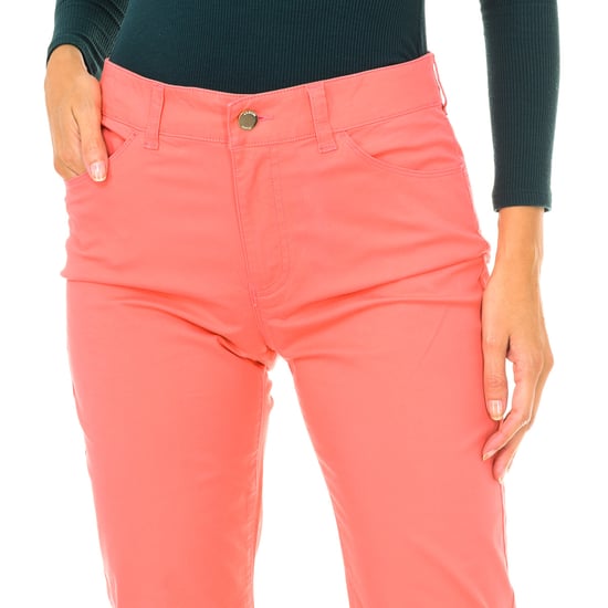 Long stretch fabric pants 3Y5J18-5NZXZ woman