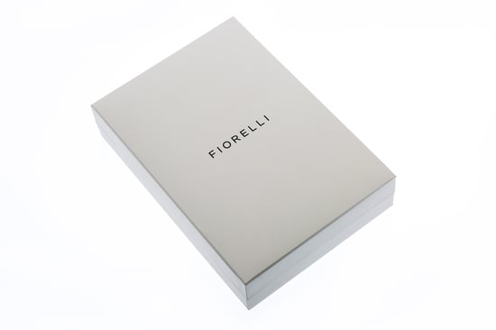 Fiorelli Silver Womens 925 Sterling Silver, Yellow Gold & Rose Gold Plating Open Round Disc Pendant Necklace of Length 76cm