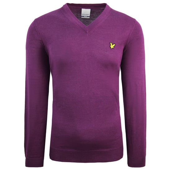 Lyle & Scott Golf Heren Paarse Trui - Image 1
