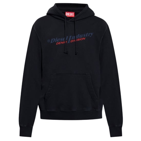 Diesel Industry Denim Division Design zwarte hoodie - Image 1
