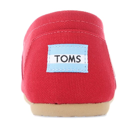 Women's Toms Classics Canvas Pumps in Red