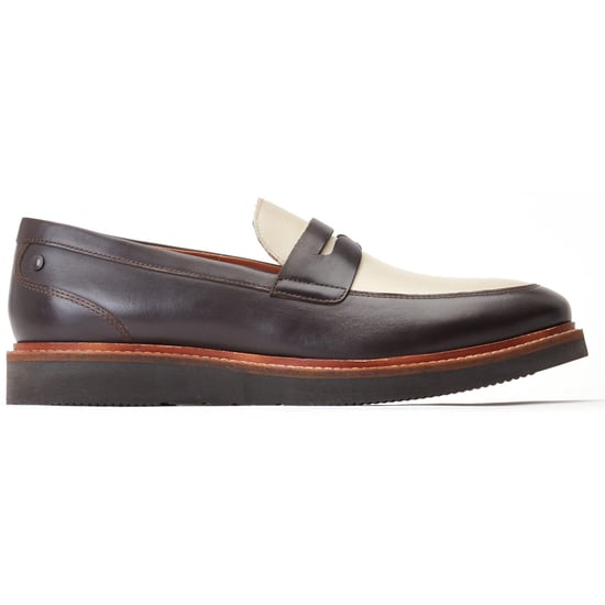Base London Sid Leder Heren Bruin/Beige Loafers - Image 5