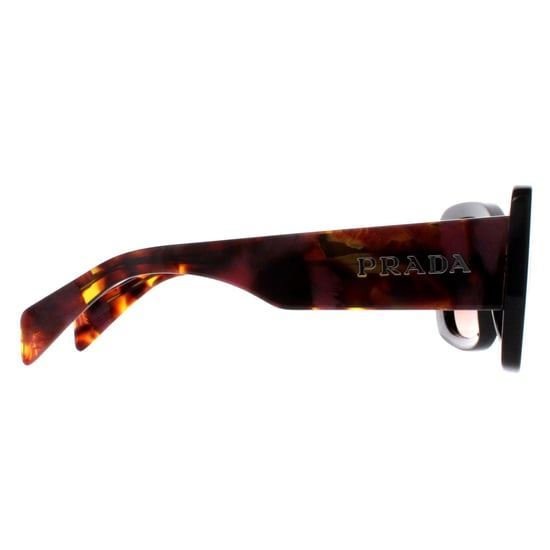 Prada Oval Womens Mahogany Brown Gradient PRA08S