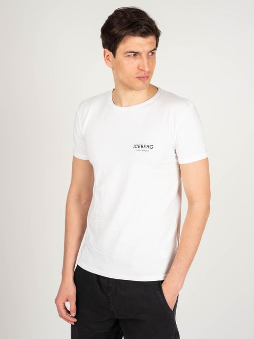 Iceberg T-shirt C-neck Men's White
