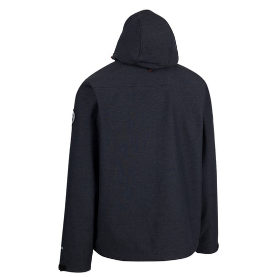 Trespass Heren Justin DLX Marl Soft Shell Jas (Zwarte mergel) - Image 2