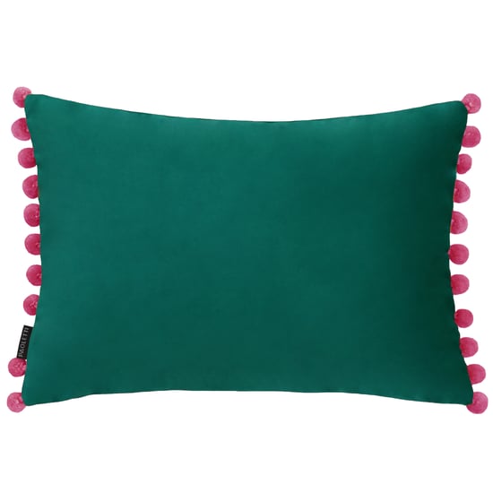 Paoletti Fiesta Velvet Kussenhoes met Pom Pom Rand - Image 1