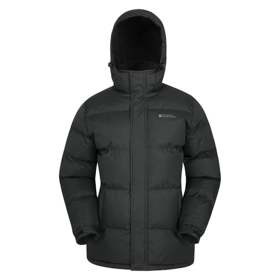 Mountain Warehouse Gewatteerd heren sneeuwjack (Zwart) - Image 1