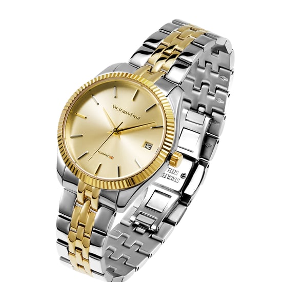 Victoria Hyde, horloge, goud-zilver, gouden wijzerplaat, kalenderfunctie - Image 5