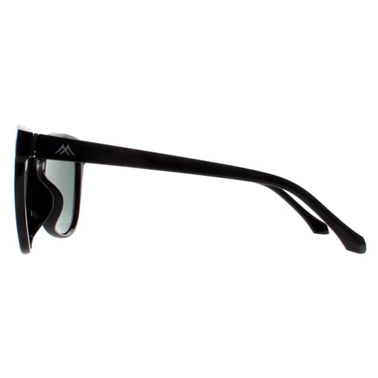 Montana Cat Eye Womens Shiny Black G15 Green Polarized MP74
