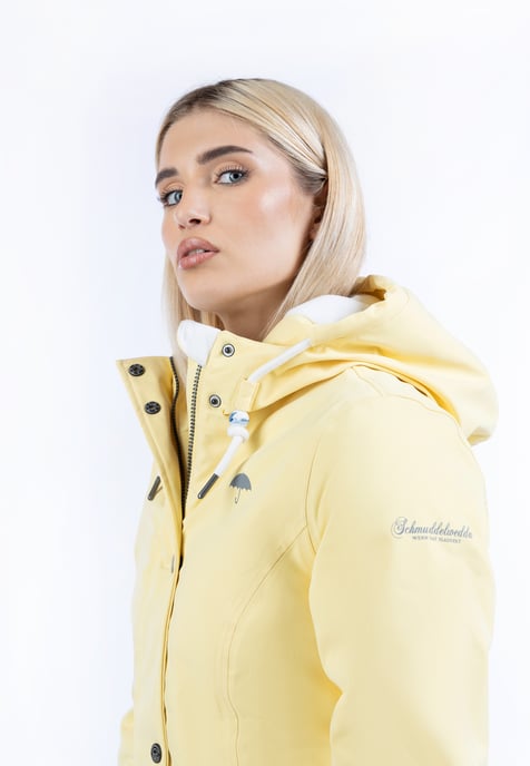 Schmuddelwedda Winter parka Dames lichtgeel - Image 5
