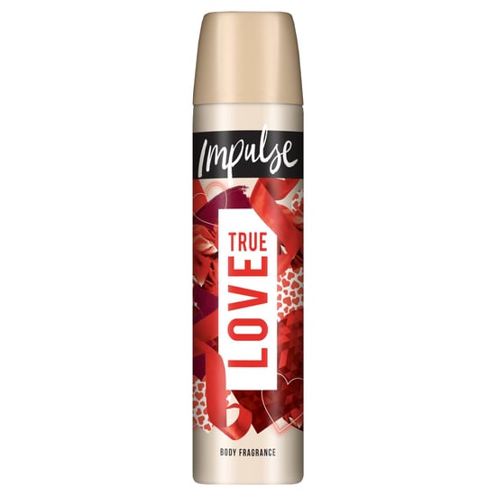 Impulse Body Spray Deodorant True Love Gemaakt met een Mix van Natuurlijke Geuren 75ml - Image 1