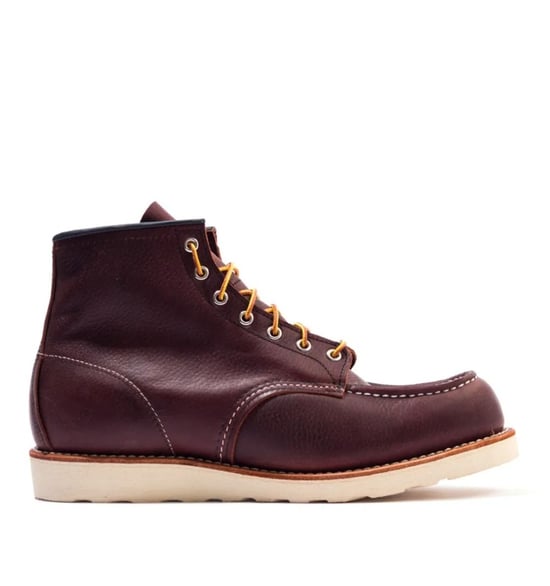 Herenlaars Red Wing 8138 Classic Moc Toe Leather in Bruin - Image 2