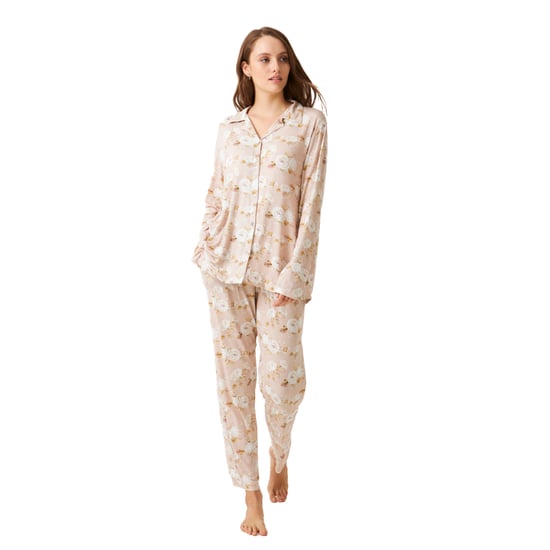 JJBDP1000 Women's Long Sleeve Shirt Pajamas