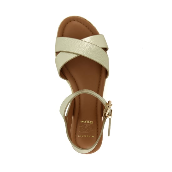 Dune Ladies WF LINNIE Wide Fit Woven Flatform Sandals Wf Linnie - Image 4
