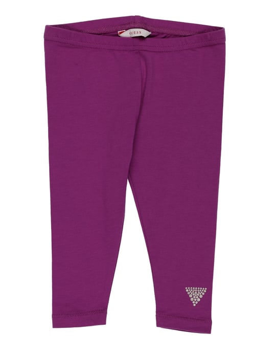 TROUSERS Girl Guess Fuchsia Cotton