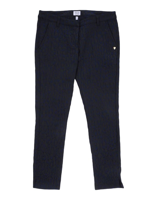 TROUSERS Armani Junior Dark blue Girl Polyester