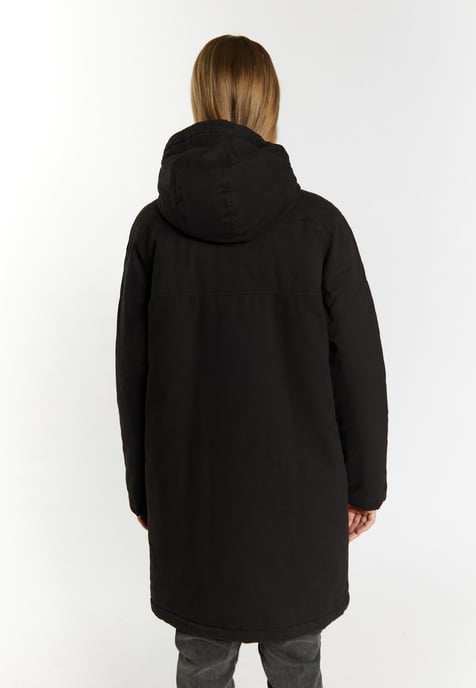 Dreimaster Winter parka Dames zwart - Image 4