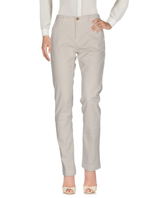 Trousers Camouflage Ar And J. Light Grey Women's Cotton