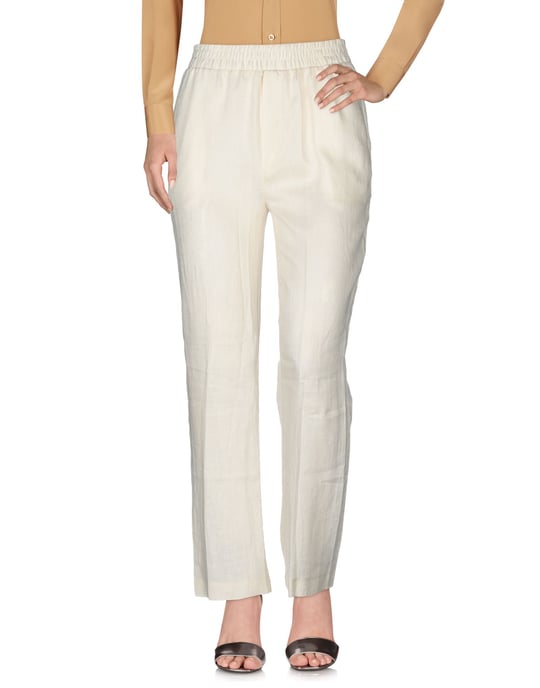 Trousers At.P.Co Ivory Women's Linen