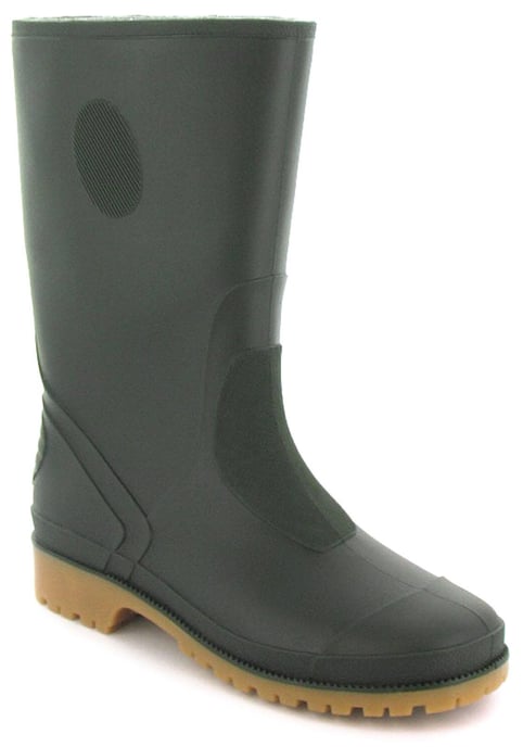Childrens Wellies Paddington Slip On green