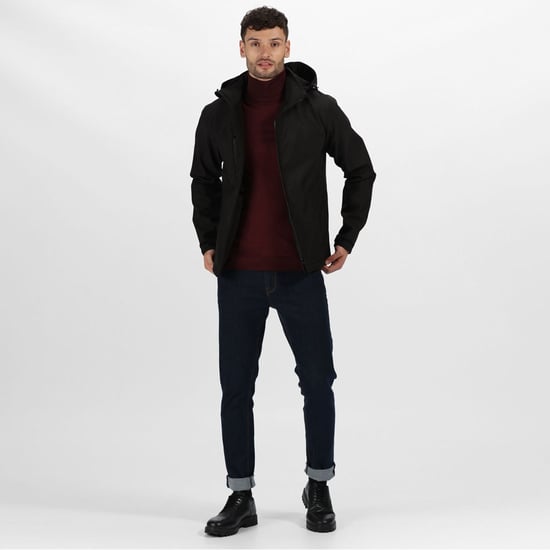 Regatta Venturer 3-laags Soft Shell Jas voor heren (Zwart) - Image 5