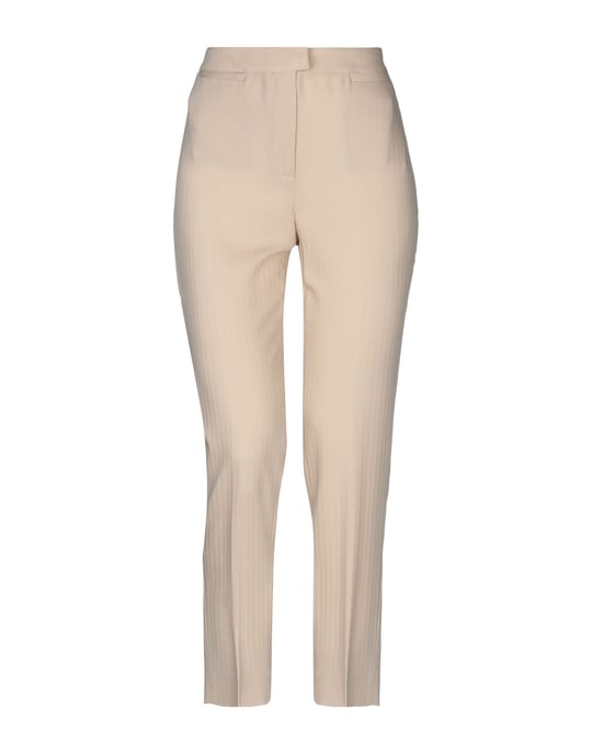 Trousers Piazza Sempione Beige Women's Virgin Wool