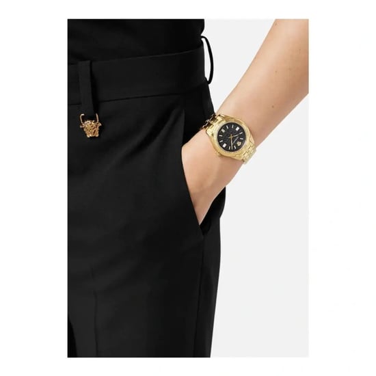 Versace Greca Time Dames Horloge Goudkleurig VE6C00623 - Image 4