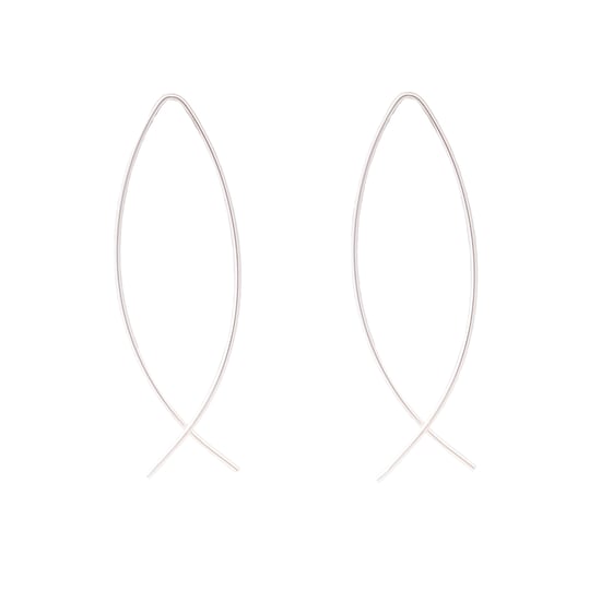 Luxenter essentiële oorbellen in 925 sterling zilver met gerhodineerde afwerking - Image 1