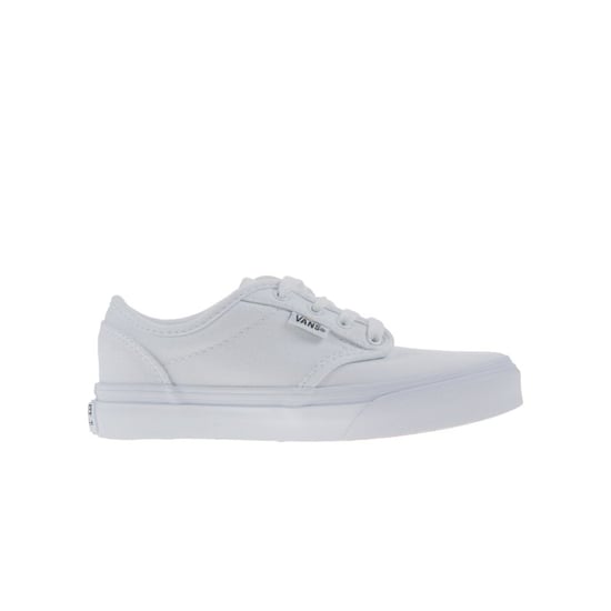 Vans Atwood Lace-Up White Canvas Kids Plimsolls UDT7HN