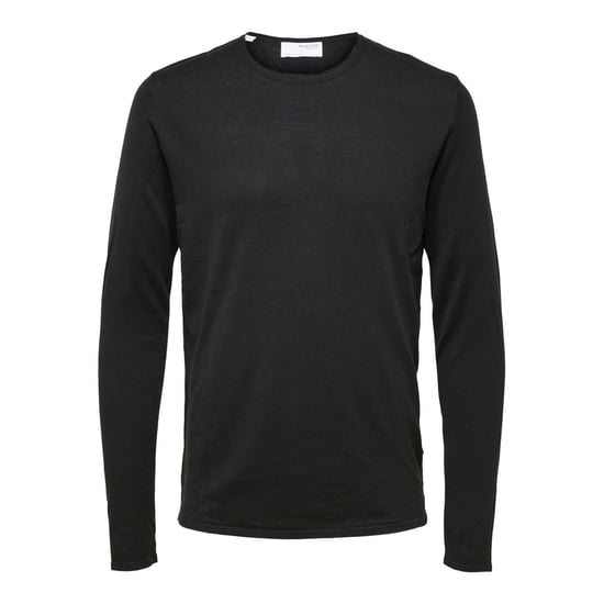Selected Sweaters Rocks Knit Crew Neck Zwart Zwart - Image 1