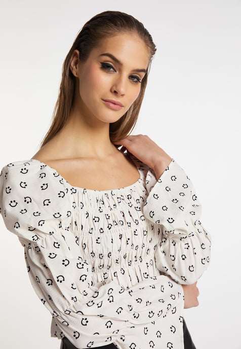 Mymo Longsleeve Dames wolwit - Image 5