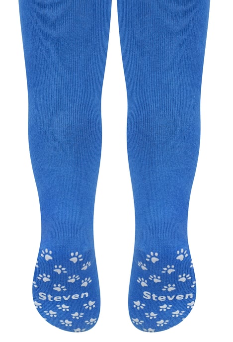Steven - Zachte antislip katoenen maillot voor baby's - Paws (Royal Blue) - Image 2