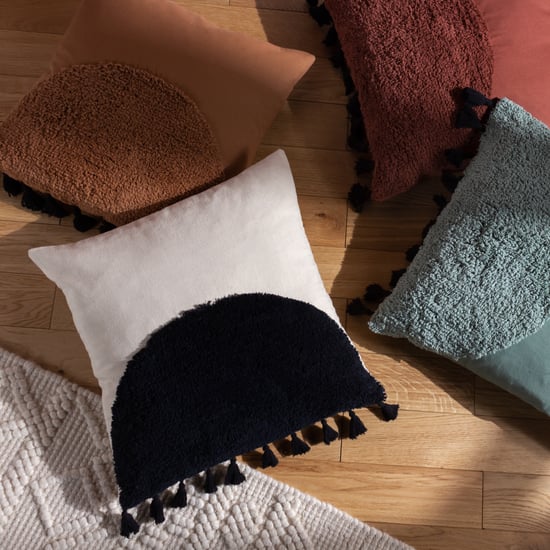 furn. Radian Halve Cirkel Ge tufted Katoenen Kussenhoes met Franje - Image 5