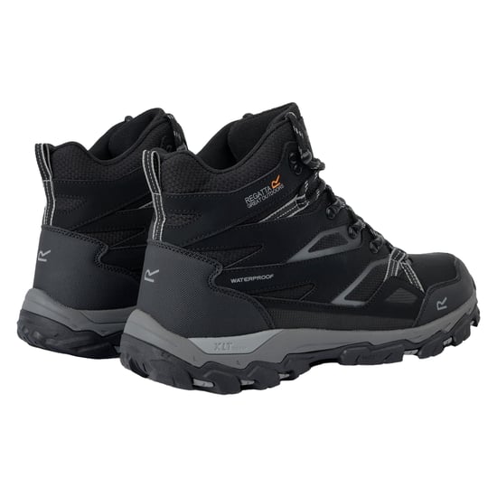 Regatta Mens Holcombe III Walking Boots (Black/Granite)