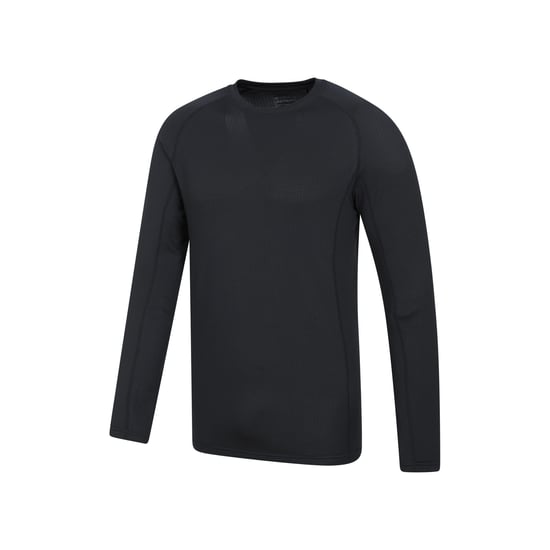 Mountain Warehouse Mens Vermont Base Layer Top (Black)