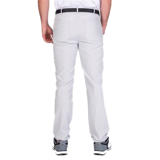 Island Green Heren Tour Stretch Tapered Leg Golfbroek (Lichtgrijs) - Image 4