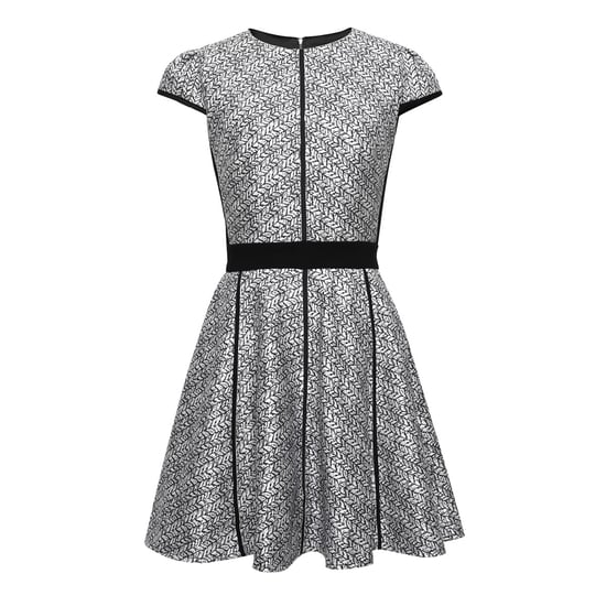 Geometrische print skaterjurk en trui garnering - Image 5