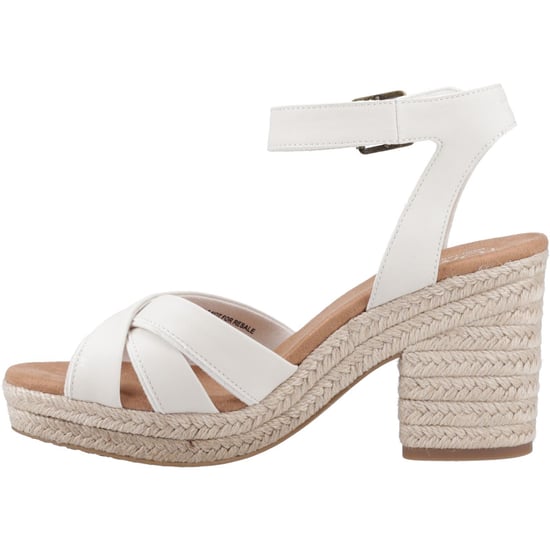 TOMS Majorca Strappy Leer Vrouwen Licht Zand Sandalen - Image 4