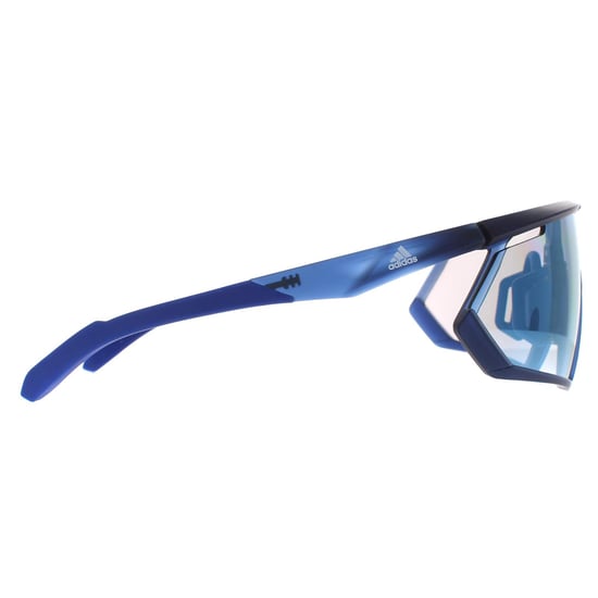 Adidas Shield Mens Frosted Dark Blue Vario Azure Mirror Blue SP0001