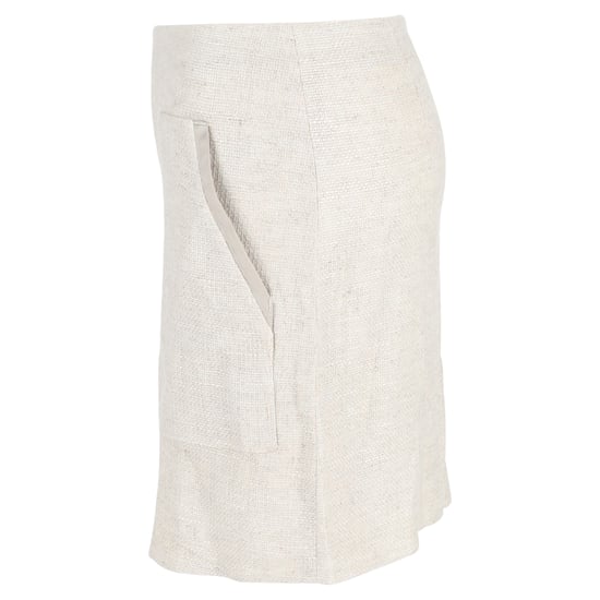 Emporio Armani Suit Miniskirt in Crème Linnen - Image 2