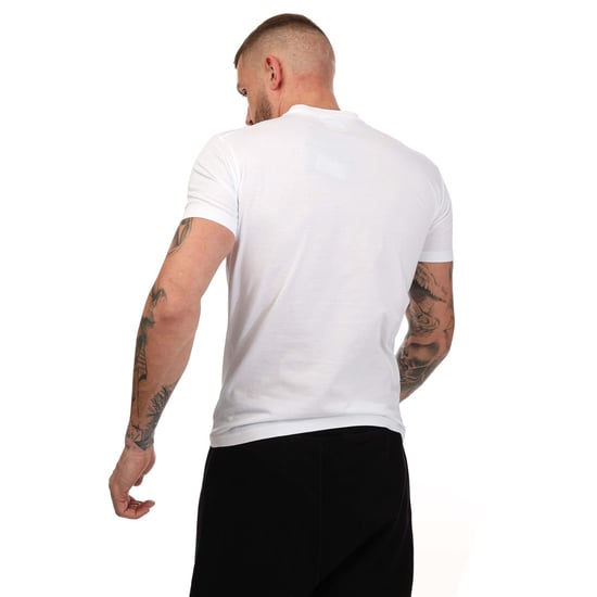 Heren Dsquared2 Esdoornblad Logo T-shirt In Wit - Image 2